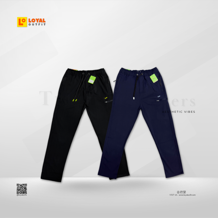 UP CARGO Trouser Black & Deep Navy Blue